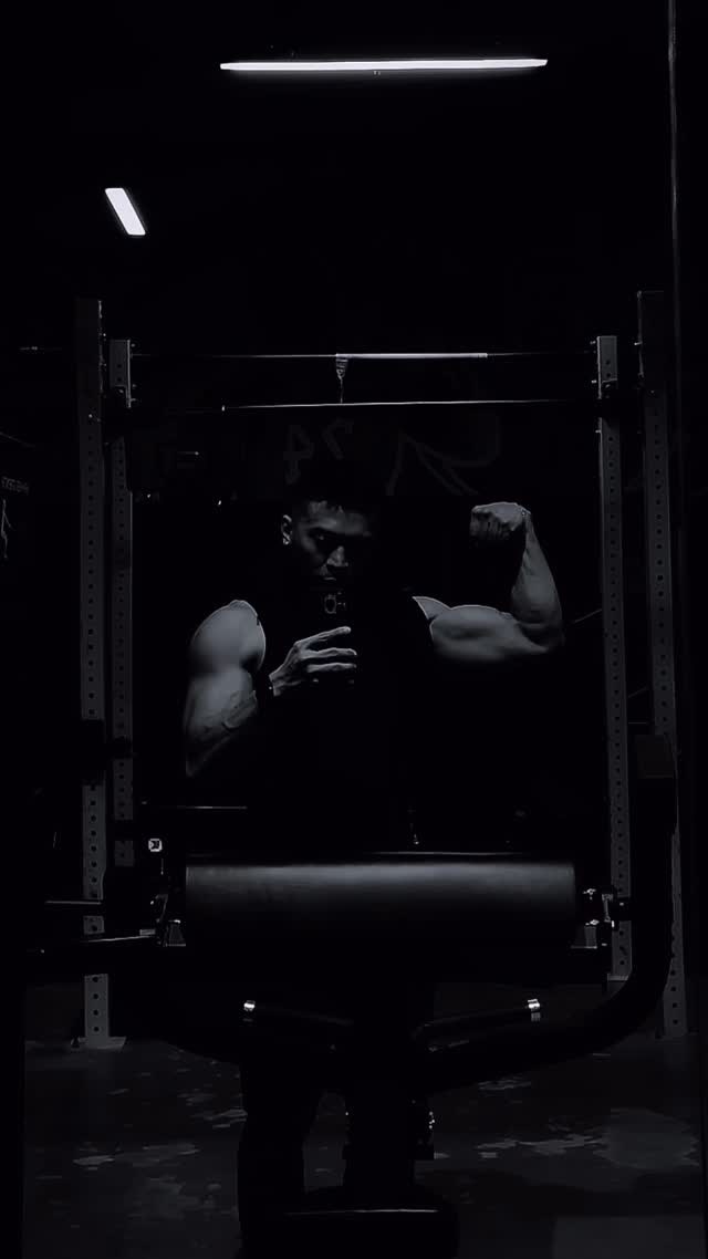 Charlie in the gym